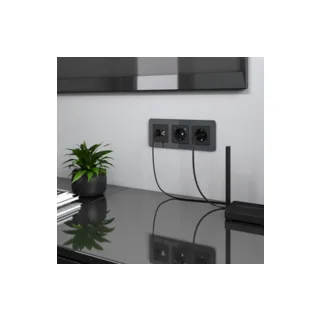 Розетка Werkel W1181308/ Розетка TB+Ethernet RJ-45 6 cat.(черный матовый) - фото 3