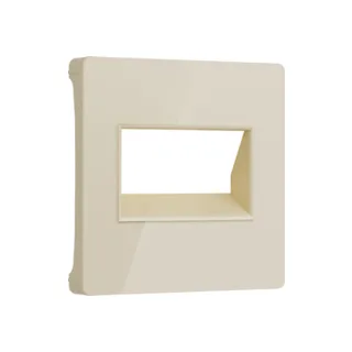 Накладка на механизм Werkel W1191143/ Накладка для двойной розетки Ethernet RJ-45 (айвори акрил) - фото 1