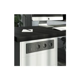 Выключатель Werkel W1112164/ Выключатель одноклавишный проходной с подсветкой (графит матовый) - фото 2