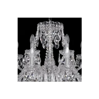 Подвесная люстра Bohemia Ivele Crystal 1411 1411/12+6/300/Ni - фото 4