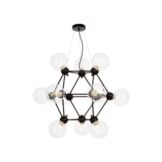 Подвесной светильник Zodiak LDP 160N-12 BK+PR - фото 1