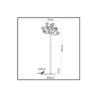 Торшер Odeon Light Gardi 5090/12F - фото 2