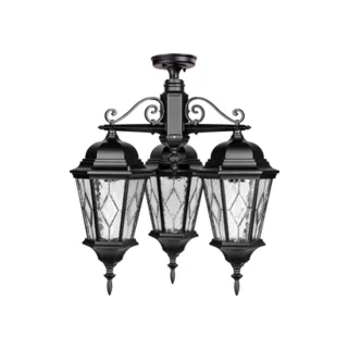 Потолочный светильник уличный ASTORIA 2M 91470MA/3 cover Bl ромб - фото 1
