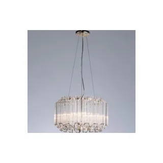 Подвесная хрустальная люстра Jastin Arte Lamp A2848SP-3GO - фото 2