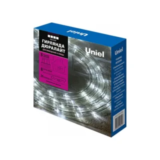 Гирлянда светодиодная Uniel ULD-D50 (UL-00008573), 8 м, IP44, белый - фото 3