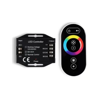 Контроллер для светодиодных лент RGB с сенсорным радио пультом Ambrella LED Strip GS11401 - фото 1