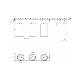 Крепление для светильников MINI-VL-M MINI-VL-M13-BL - фото 3
