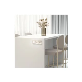 Розетка Werkel W1171043/ Розетка с заземлением (айвори акрил) - фото 3