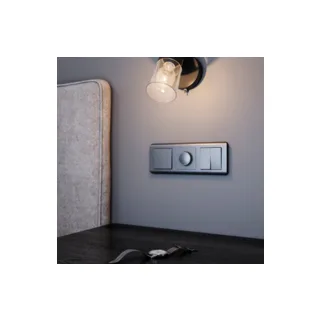 Диммер Встраиваемые механизмы графит рифленый W1142004 - фото 4