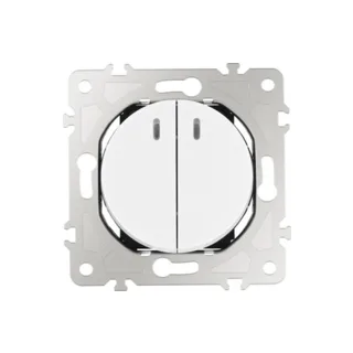 Выключатель Arte Milano Am-202 202.33-2.white - фото 4