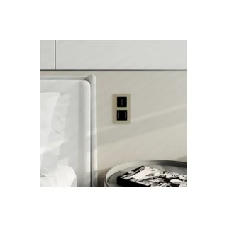 Выключатель Werkel W4523008/ Умный сенсорный выключатель двухклавишный (черный) - фото 3