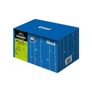Занавес световой Uniel ULD-C2030-240 (UL-00001359), IP67, разноцветный - фото 4