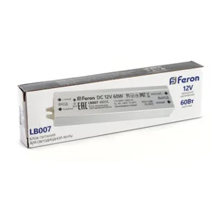 Трансформатор электронный для светодиодной ленты Feron lb007 48056 - фото 2