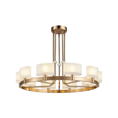 Люстра на штанге Newport Jessica 4338+2/C new gold