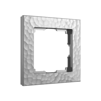 Рамка Werkel W0012406/ Рамка на 1 пост Hammer (серебряный)
