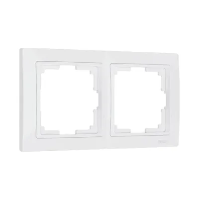 Рамка Werkel W0022001/ Рамка на 2 поста Snabb basic (белый)