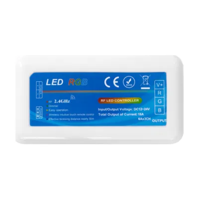RGB-контроллер ELF T2.4G, 12/24В, 6A/канал