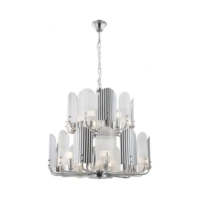 Подвесная люстра iLamp Dolce 15571-12 CR+MULT