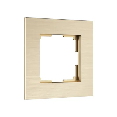 Рамка Werkel W0013511/ Рамка на 1 пост AluMax (шампань)