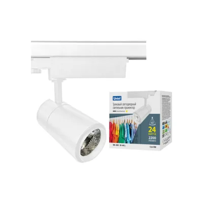 Трековый светильник Uniel ULB-T52-24W/3000K/H WHITE 07496