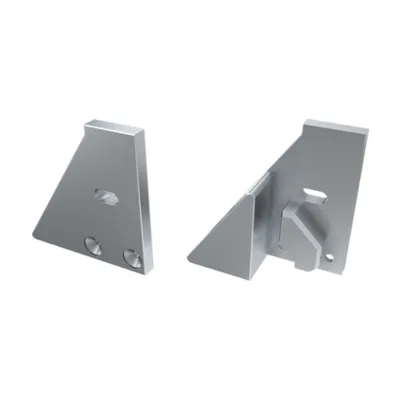 Заглушка для ALM-GLASS-6 с опорой правая с отверстием 026732