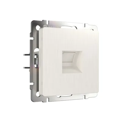 Розетка Werkel W1181013/ Розетка Ethernet RJ-45 (перламутровый рифленый)