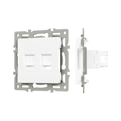 Розетка Arlight SCT-MPC2-PL-WH 045336