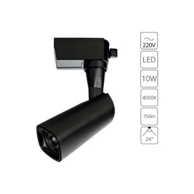 Трековый светильник Arte Lamp Barut A4561PL-1BK