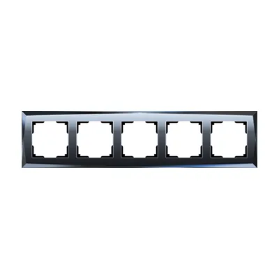 Рамка Werkel W0051208/ Рамка на 5 постов Diamant (черный)