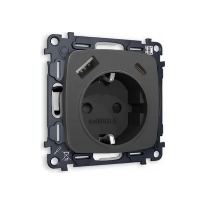 Розетка Ambrella Volt OMEGA MO910010