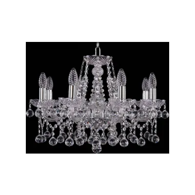 Подвесная люстра Bohemia Ivele Crystal 1413 1413/8/200/Ni/Balls