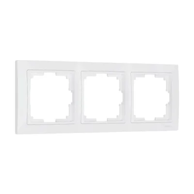 Рамка Werkel W0032001/ Рамка на 3 поста Snabb basic (белый)