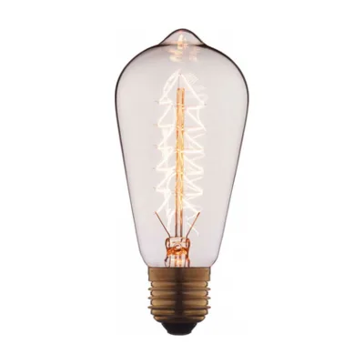 Лампа накаливания Loft it Edison Bulb E27 60Вт 2400-2800K 6460-SC-67735