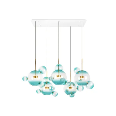 Подвесной светильник Bolle Loft It 2027-S5 Blue