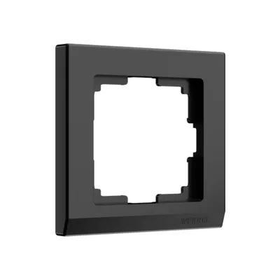 Рамка Werkel W0011808/ Рамка на 1 пост Stark (черный)