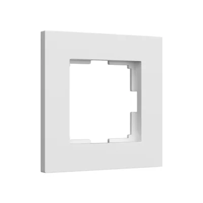 Рамка Werkel Slab белый софт W0012961/ Рамка на 1 пост Slab (белый софт)