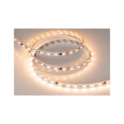 Светодиодная лента Arlight 5060, 60 шт/м, 13 Вт/м, 24 В, IP20, 2700 K тёплый белый, 10 мм, 5 м 039041