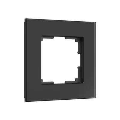 Рамка Werkel W0013108/ Рамка на 1 пост Senso (черный, стекло soft-touch)