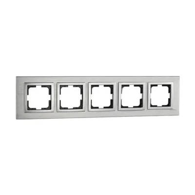 Рамка на 5 постов Mono Electric Style Aluminium 107-800000-164
