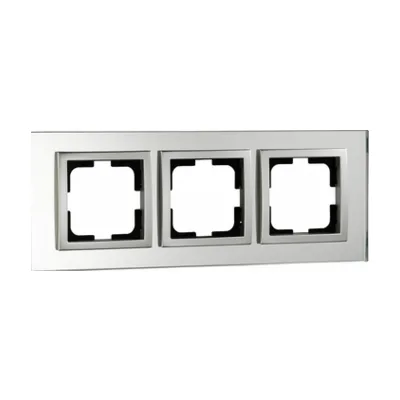 Рамка на 3 поста Mono Electric Style Glass 107-700000-162