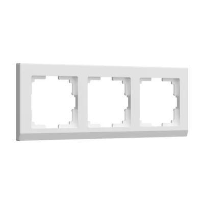 Рамка Werkel W0031801/ Рамка на 3 поста Stark (белый)