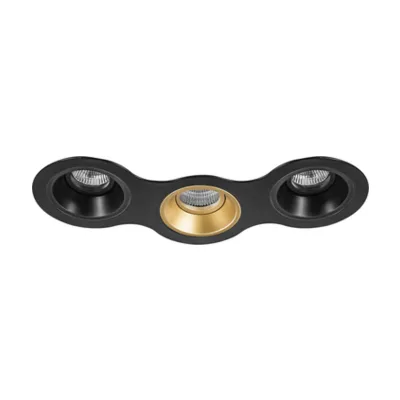 Комплект из светильников и рамки Lightstar Domino D697070307