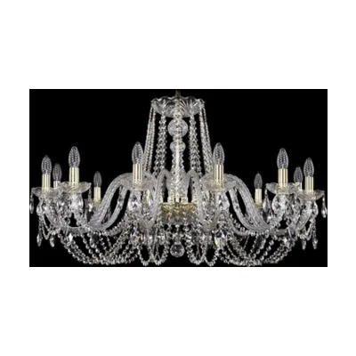 Подвесная люстра Bohemia Ivele Crystal 1402 1402/12/360/G