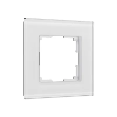 Рамка Werkel W0013101/ Рамка на 1 пост Senso (белый, стекло soft-touch)