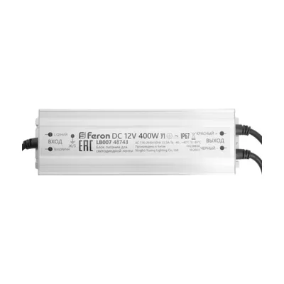 Блок питания для светодиодной ленты Feron LB007 48743