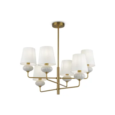 Люстра на штанге Freya Ceramics FR2029PL-06BS