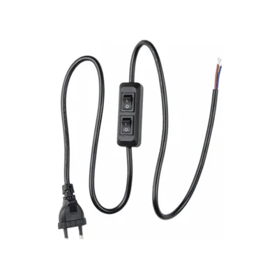 Сетевой провод с выключателем Uniel UCX-C90/02A-100 BLACK UL-00007465