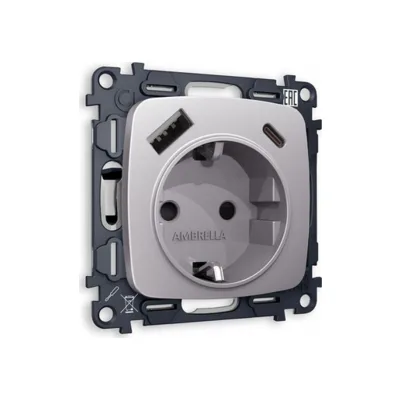 Розетка Ambrella Volt OMEGA MO510010