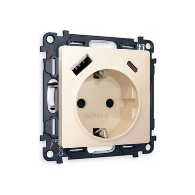 Розетка Ambrella Volt ALFA MA310010