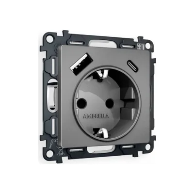 Розетка Ambrella Volt ALFA MA660010